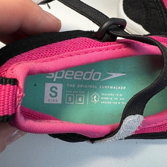 Toddler Speedo Water Shoes in Link and Black Sz S 5/6 - Picture 7 of 7